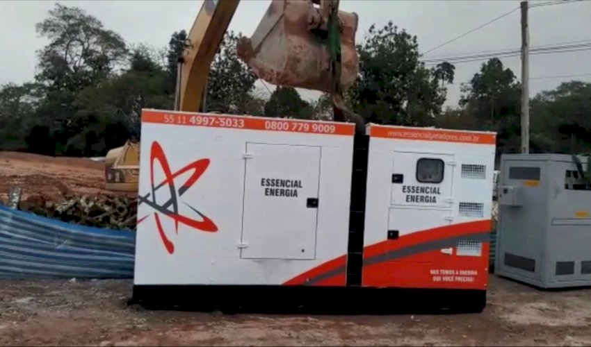 Movimentação de Gerador de Energia em condição adversa